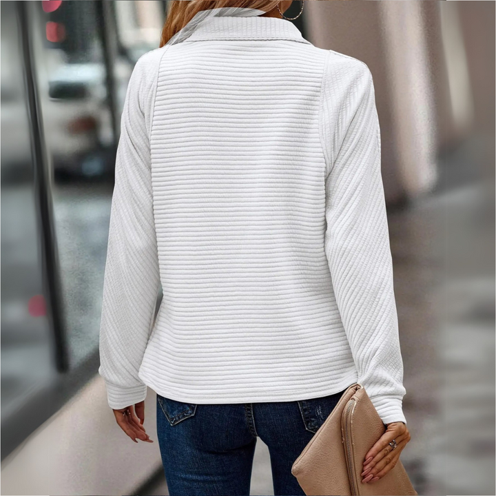 Suzanne™ - Half-Zip Pullover with Detail