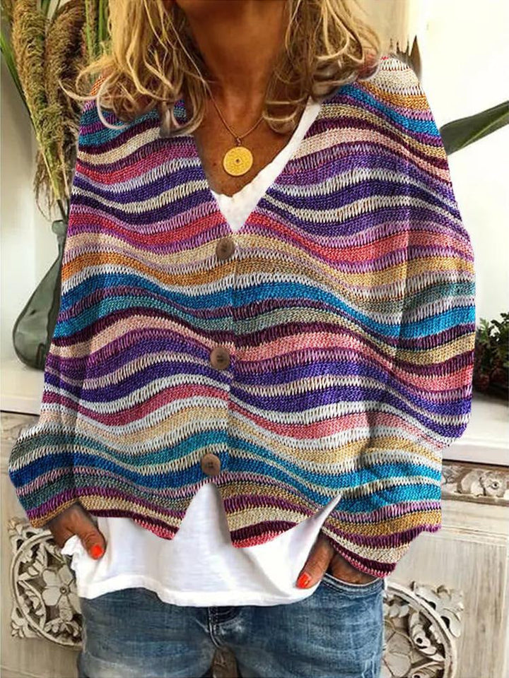 Fiona™ - Vibrant Multicolor Cardigan