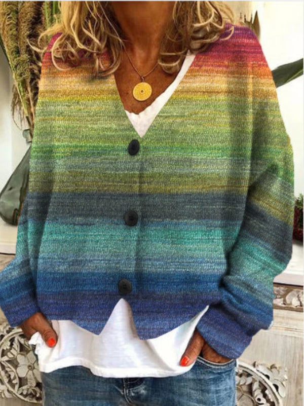 Fiona™ - Vibrant Multicolor Cardigan