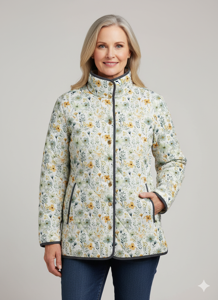 Harper™ - Charming Floral Quilted Jacket for Women