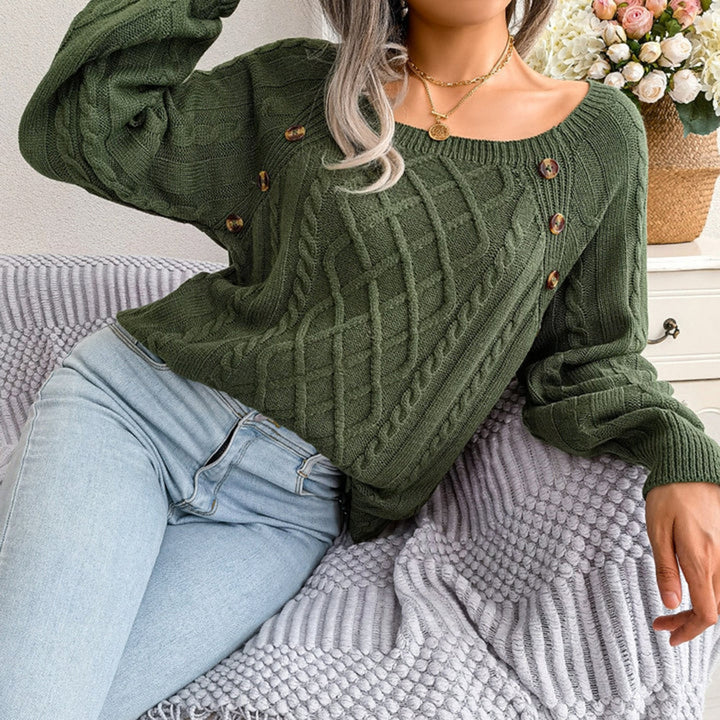 Elaine™ - Cozy Cable Knit Sweater