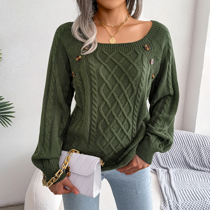 Elaine™ - Cozy Cable Knit Sweater