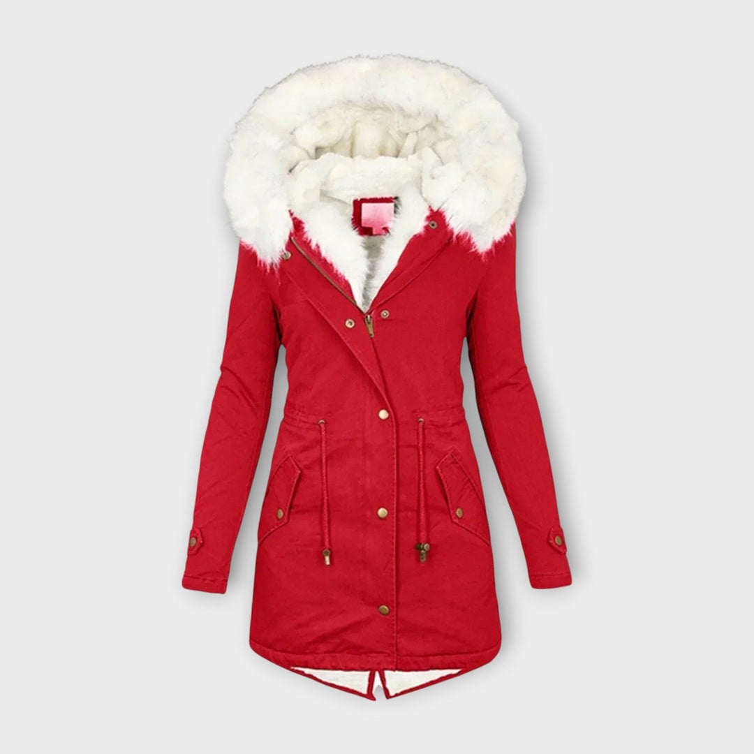 Ivara™ - Waterproof Winter Jacket with Fur Lining