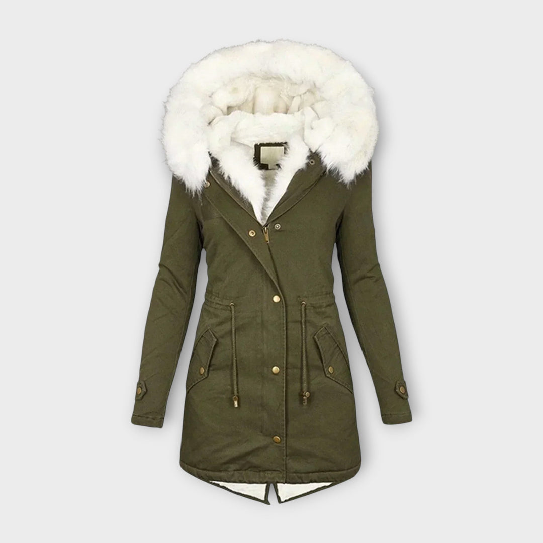 Ivara™ - Waterproof Winter Jacket with Fur Lining