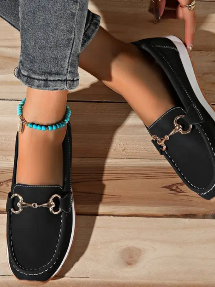 Isla™ - Chain-Embellished Loafers