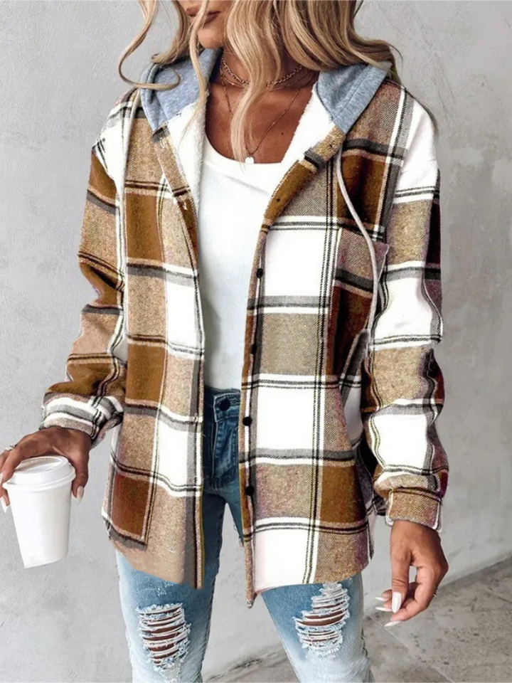 Camden™ - Plaid Hooded Shacket