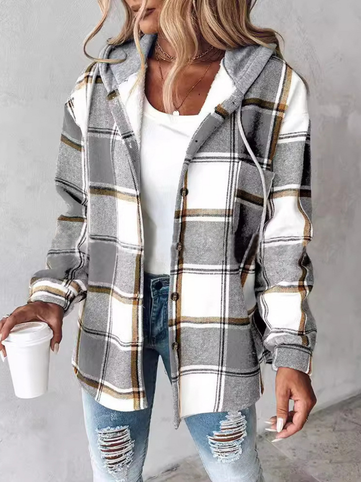 Camden™ - Plaid Hooded Shacket