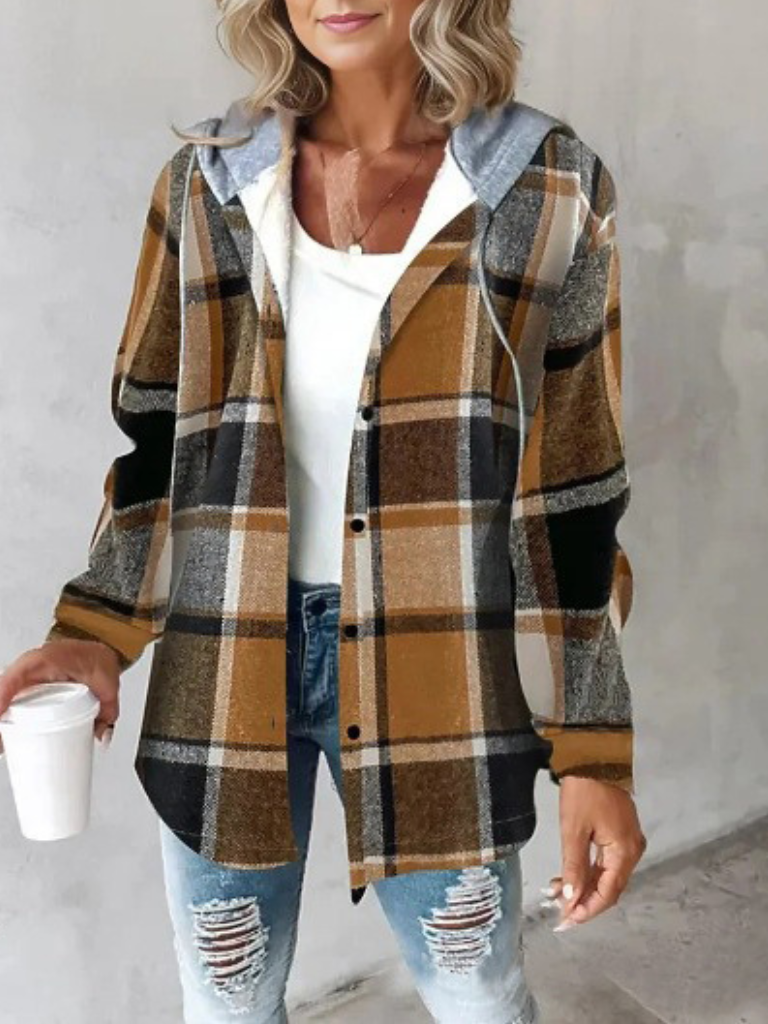 Camden™ - Plaid Hooded Shacket