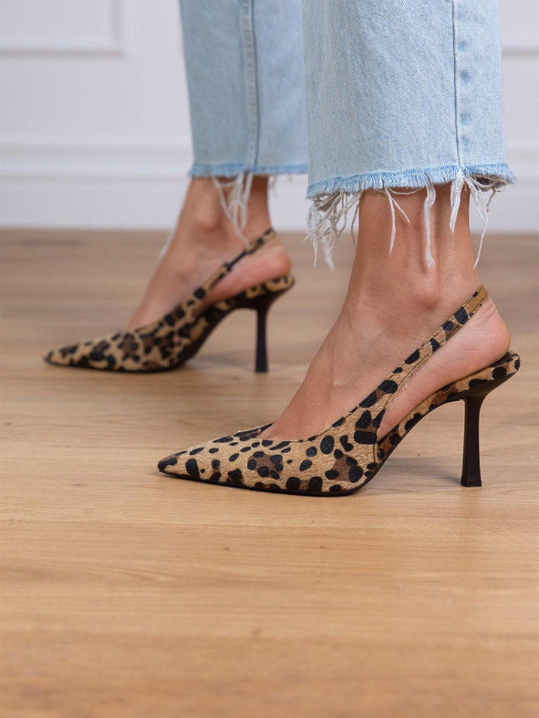 Isabelle™ - Chic Pointed-Toe Slingback Heels
