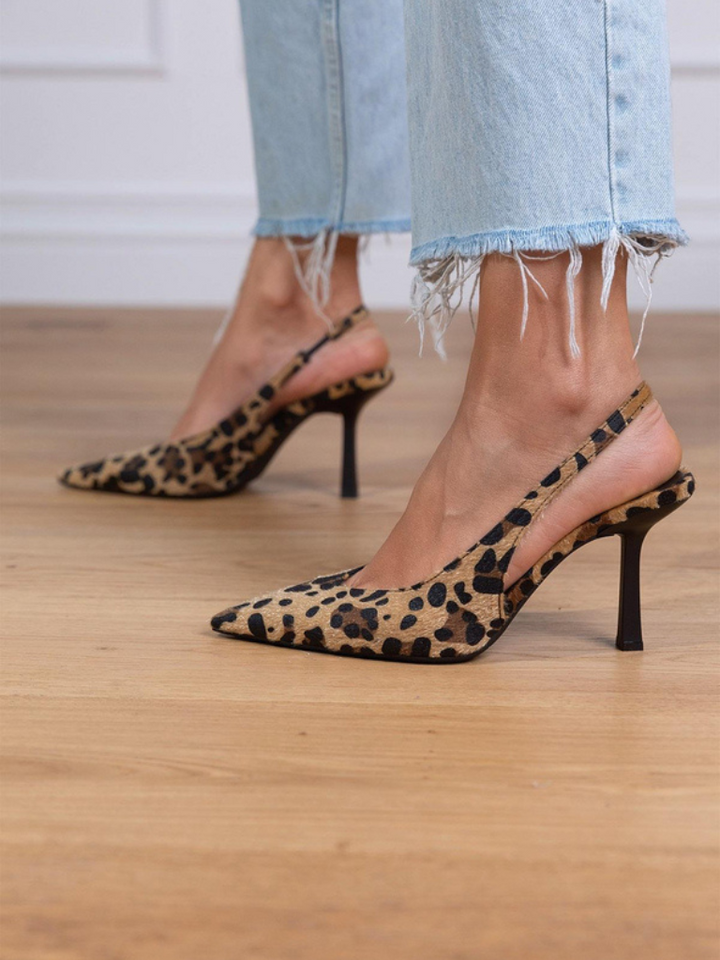 Isabelle™ - Chic Pointed-Toe Slingback Heels