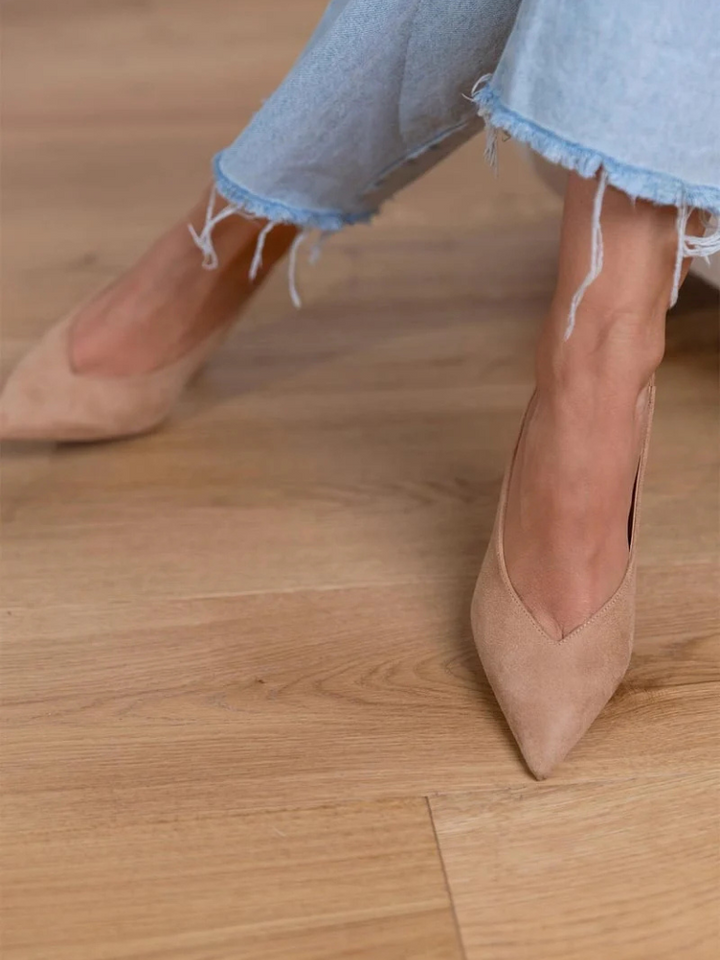 Isabelle™ - Chic Pointed-Toe Slingback Heels