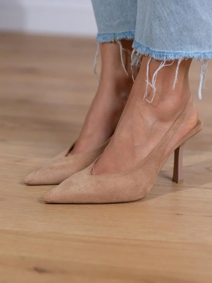 Isabelle™ - Chic Pointed-Toe Slingback Heels