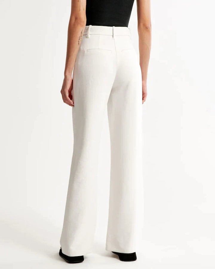 Custom Fit Wide-Leg Trousers
