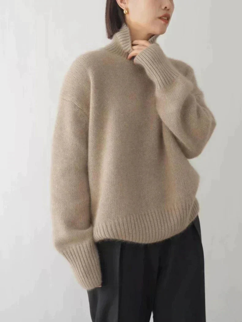 LINEA™ - Elevated High Collar Sweater