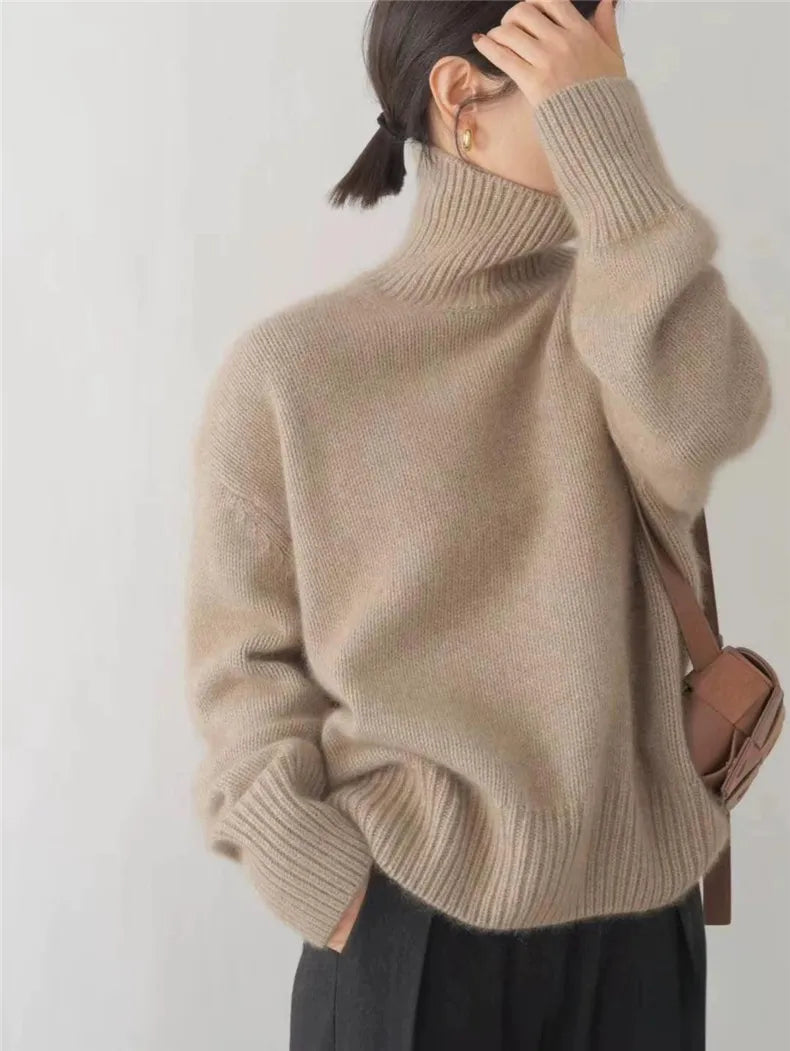 LINEA™ - Elevated High Collar Sweater