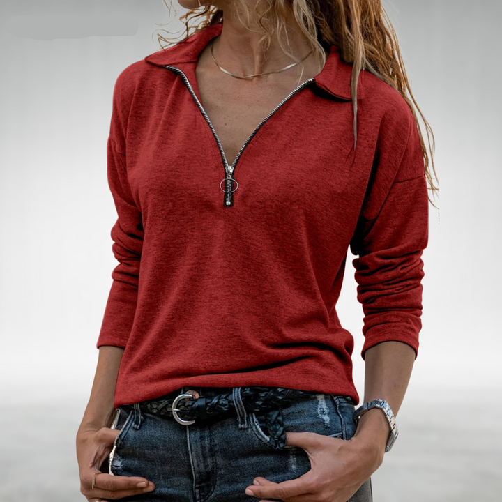 Nadine™ - Women's Half-Zip Sweater