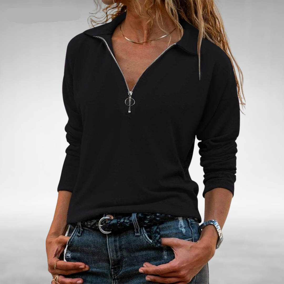 Nadine™ - Women's Half-Zip Sweater