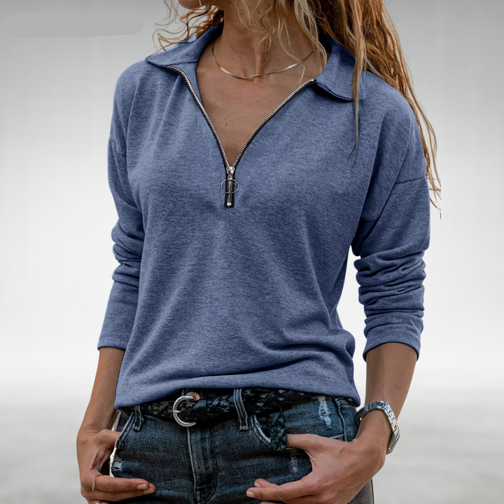 Nadine™ - Women's Half-Zip Sweater