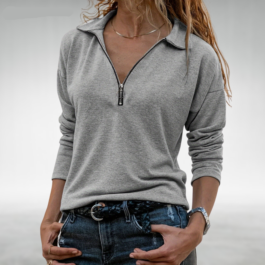 Nadine™ - Women's Half-Zip Sweater