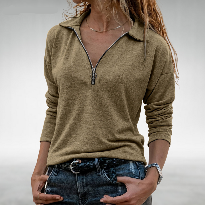 Nadine™ - Women's Half-Zip Sweater