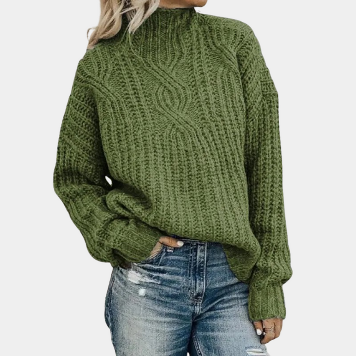 Harriet™ - Forest Cable Sweater