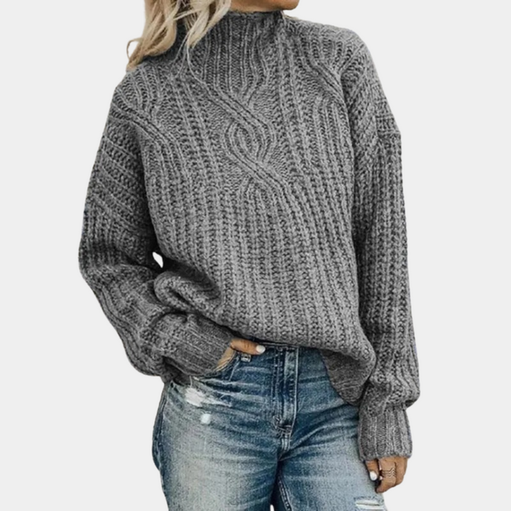 Harriet™ - Forest Cable Sweater