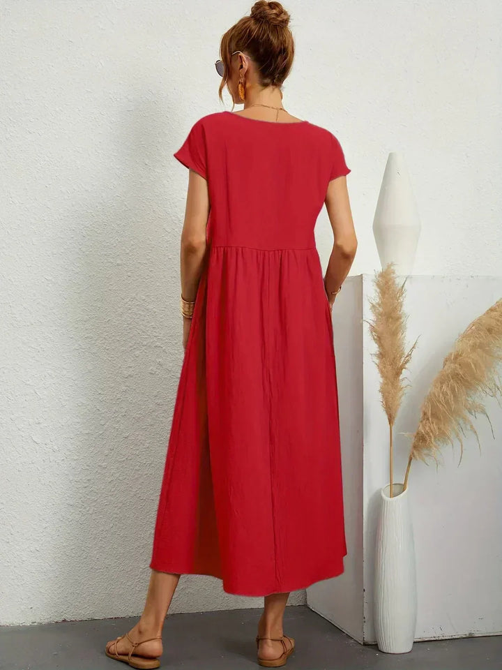 Ayla™ - Breezy Cotton Dress with Pockets