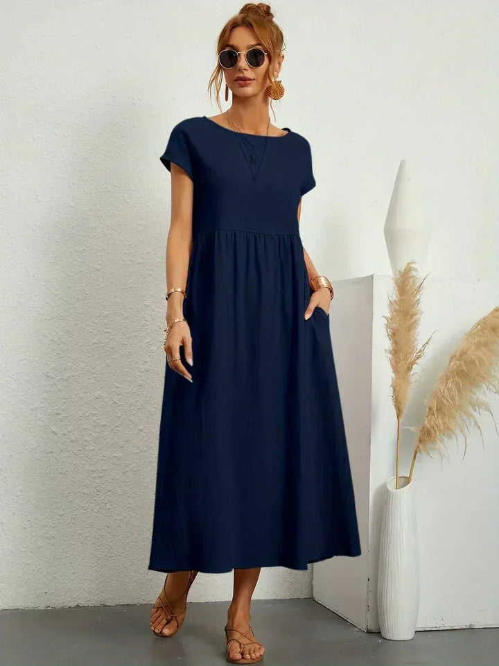 Ayla™ - Breezy Cotton Dress with Pockets