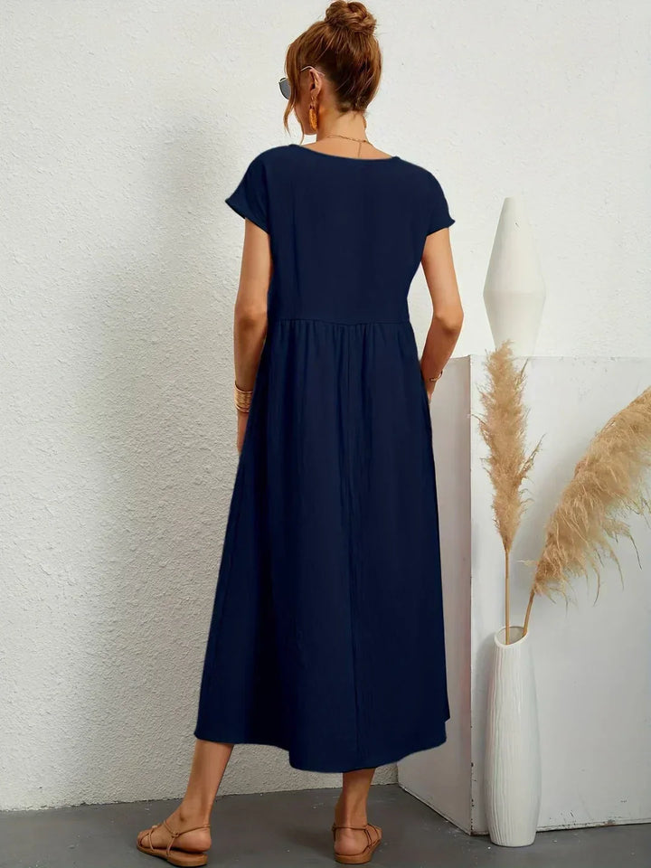 Ayla™ - Breezy Cotton Dress with Pockets