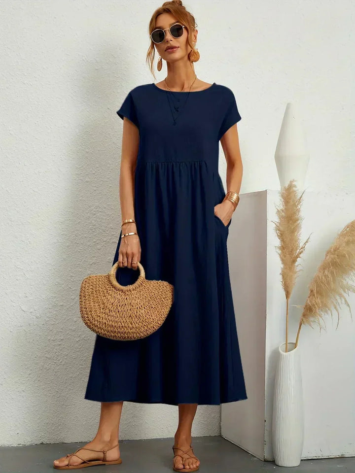 Ayla™ - Breezy Cotton Dress with Pockets