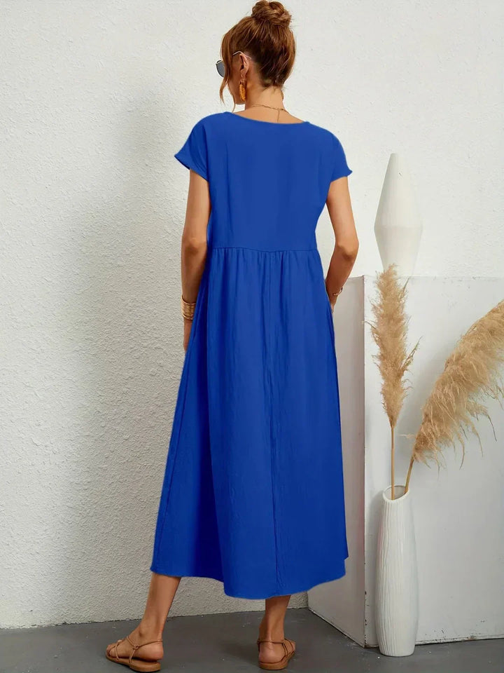 Ayla™ - Breezy Cotton Dress with Pockets