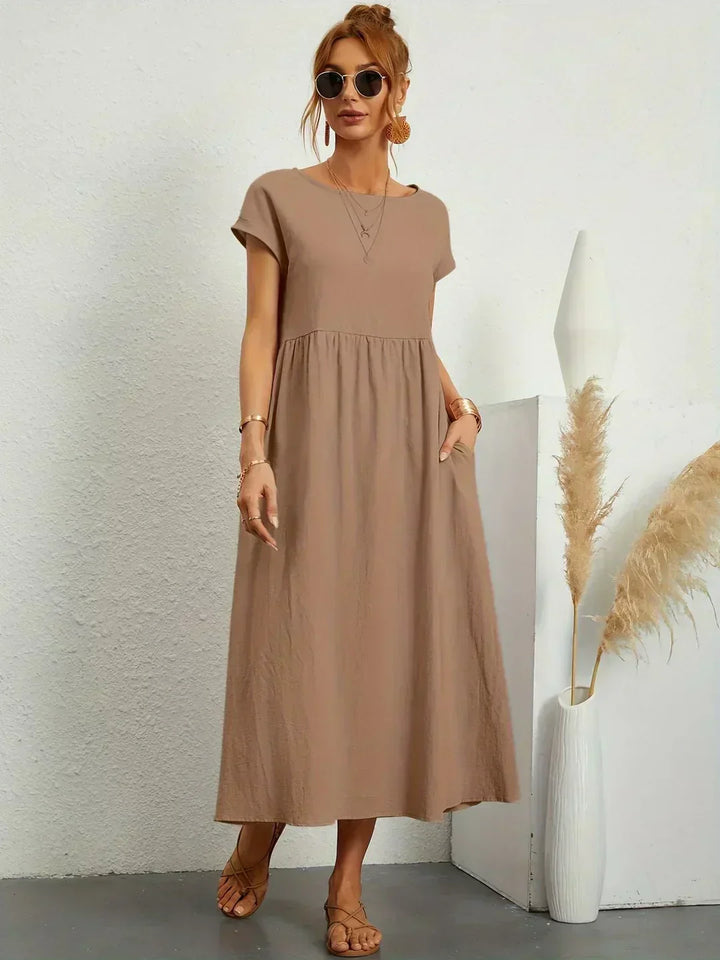 Ayla™ - Breezy Cotton Dress with Pockets