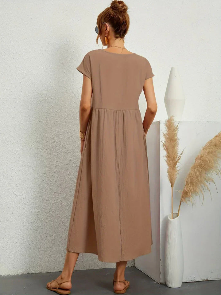 Ayla™ - Breezy Cotton Dress with Pockets