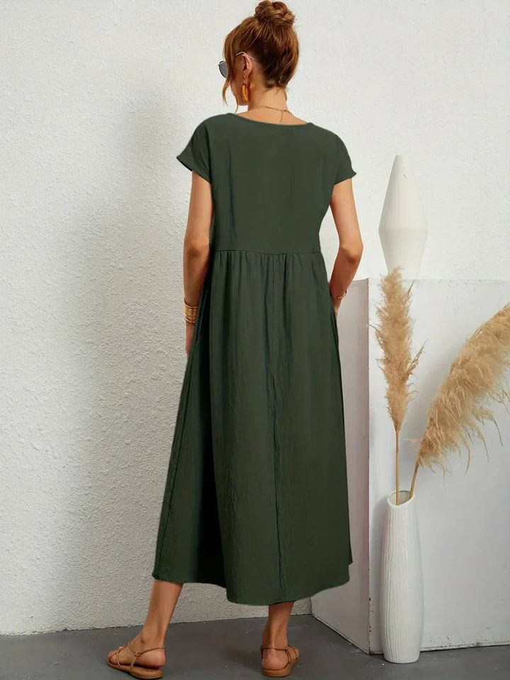 Ayla™ - Breezy Cotton Dress with Pockets