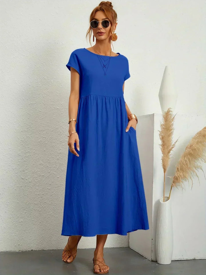 Ayla™ - Breezy Cotton Dress with Pockets