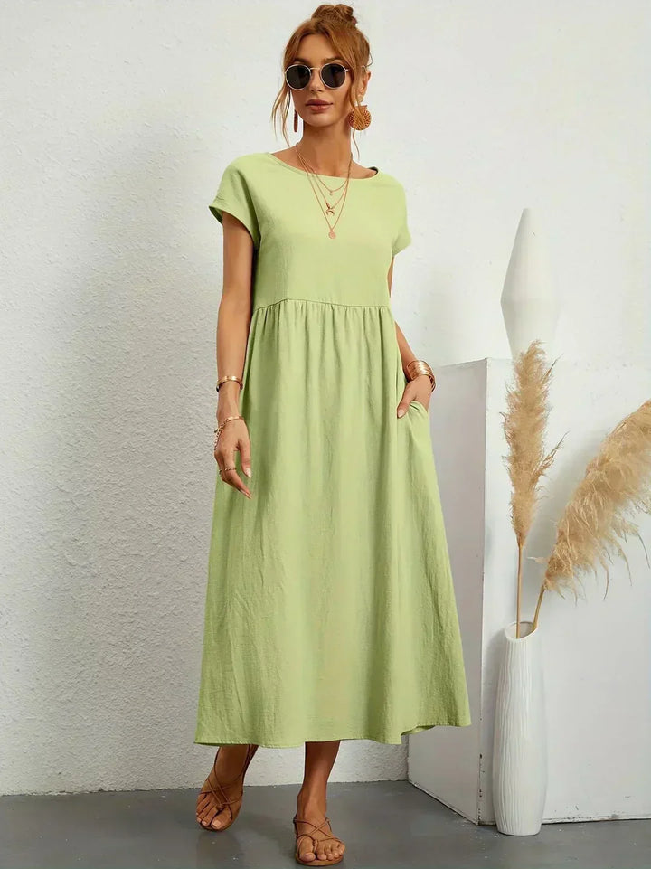Ayla™ - Breezy Cotton Dress with Pockets