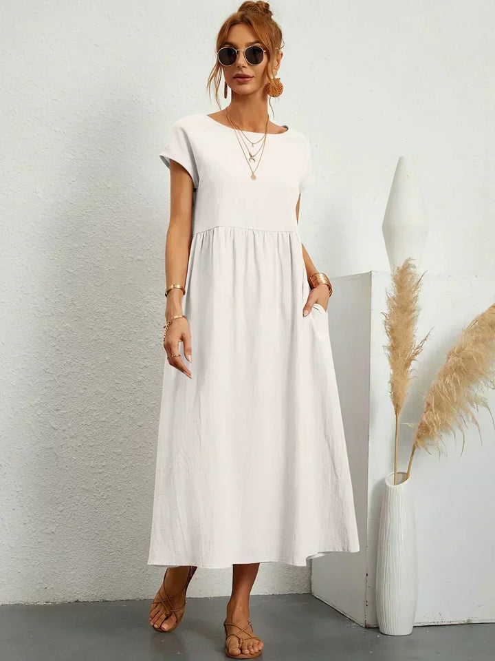 Ayla™ - Breezy Cotton Dress with Pockets