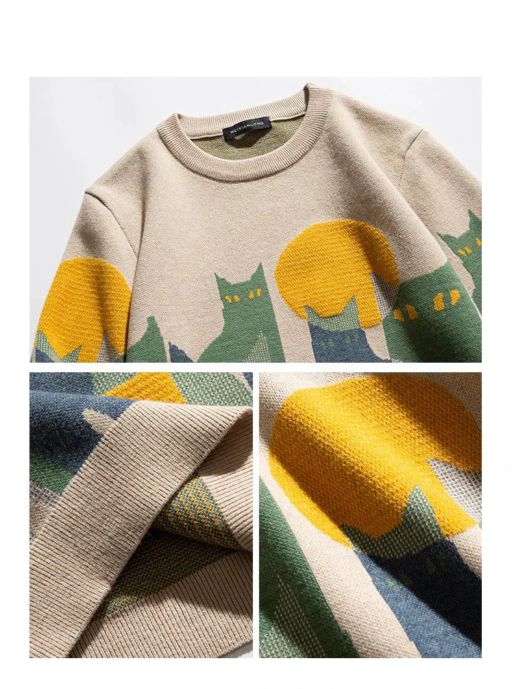 Felix™ - Moonlit Cat Sweater