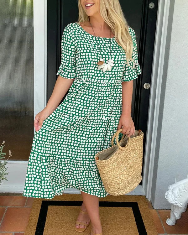 Jade™ - Polka Dot Midi Dress