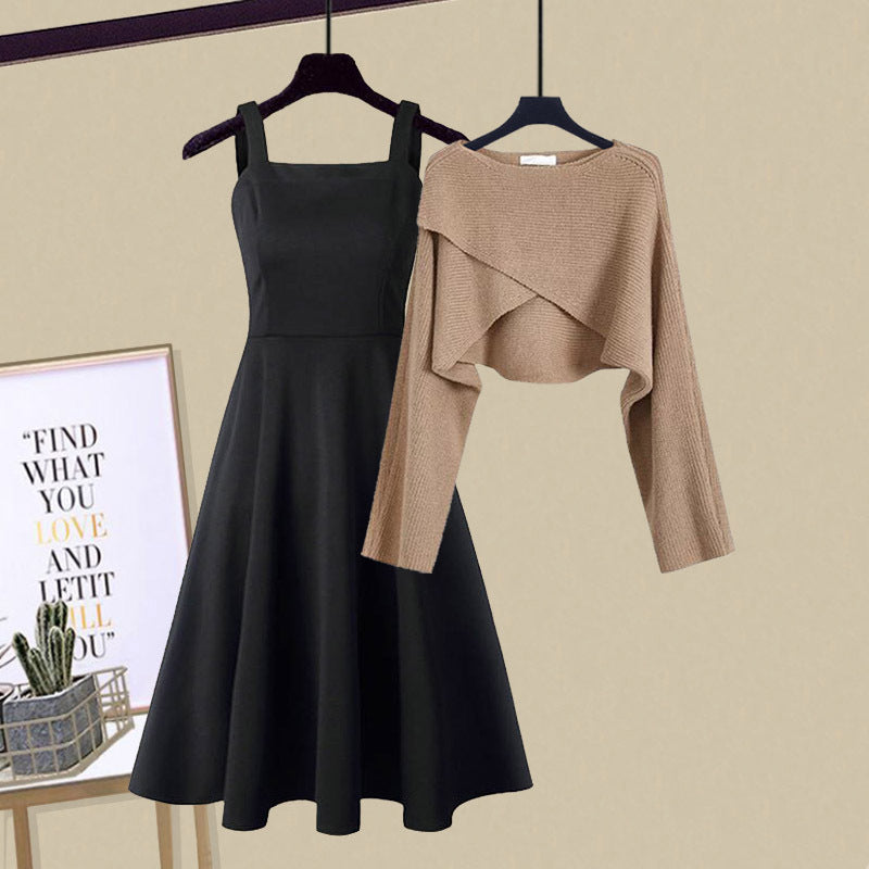 DuoChic™ - Versatile 2-in-1 Knit Dress Set