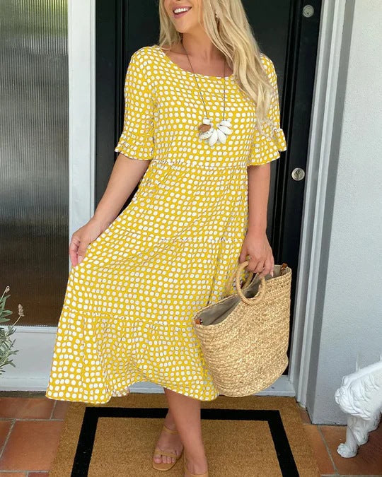 Jade™ - Polka Dot Midi Dress