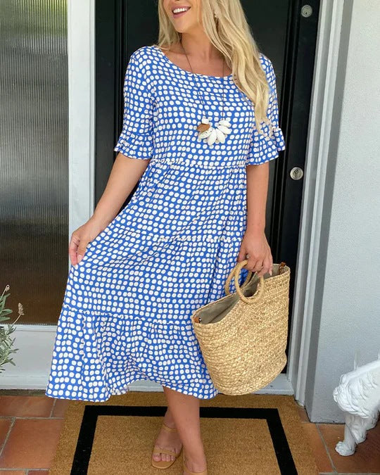 Jade™ - Polka Dot Midi Dress