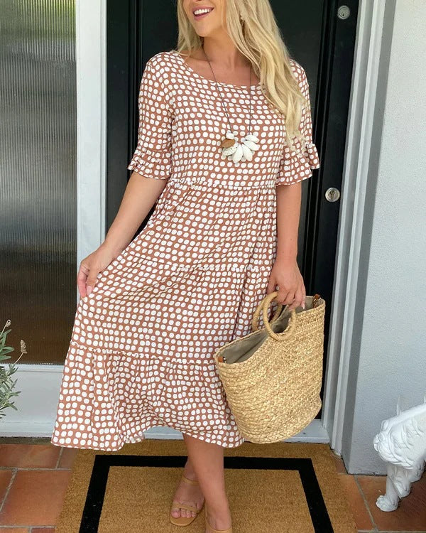 Jade™ - Polka Dot Midi Dress