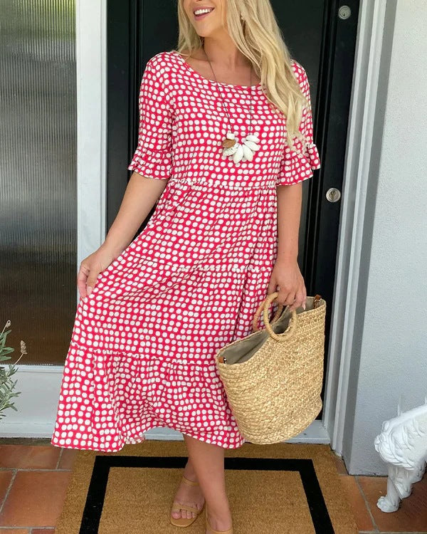 Jade™ - Polka Dot Midi Dress