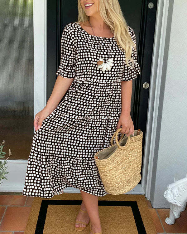 Jade™ - Polka Dot Midi Dress