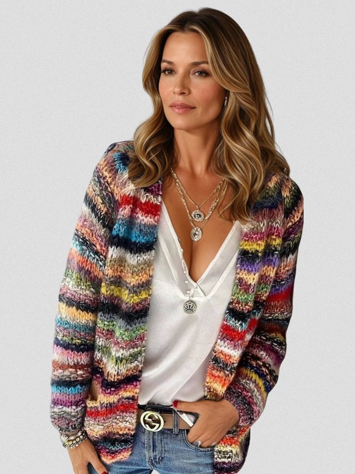 ISA™ - Vibrant Layers Cardigan