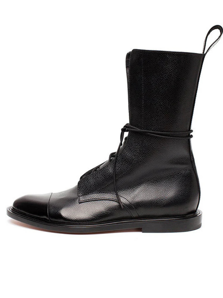 Victoria™ - Sleek Lace-Up Boots