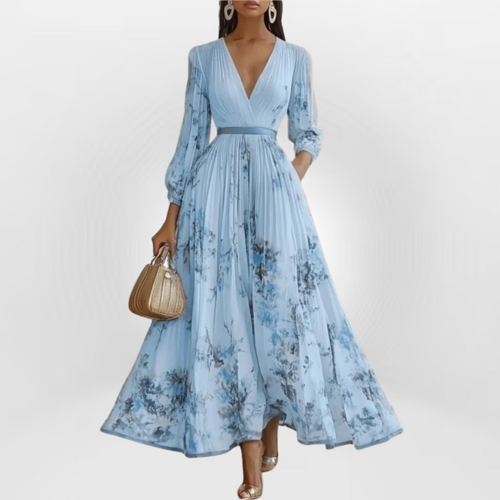 Olivia™ - Dress with Elegant Floral Charm