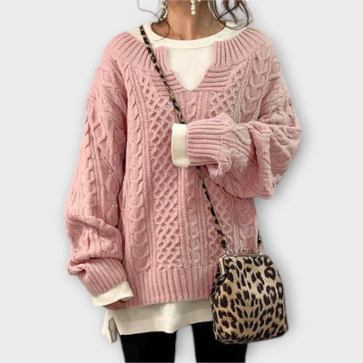 Cozy™ - Oversized Chunky Cable Knit Sweater