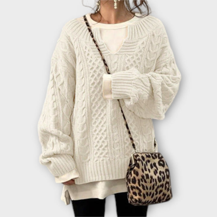 Cozy™ - Oversized Chunky Cable Knit Sweater